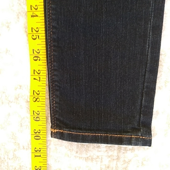 Express One Eleven Mid Rise Legging Jeans 4R Navy Blue - Picture 14 of 14